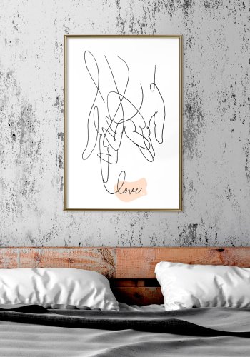 ARTGEIST Plakat med ramme - Complicated Love