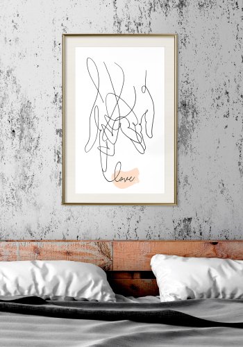 ARTGEIST Plakat med ramme - Complicated Love
