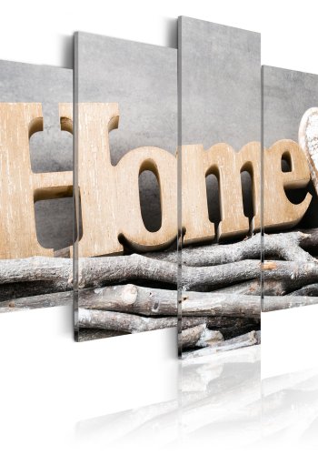 ARTGEIST billede, 5-delt - Home: Forest Cottage - Flere strrelser