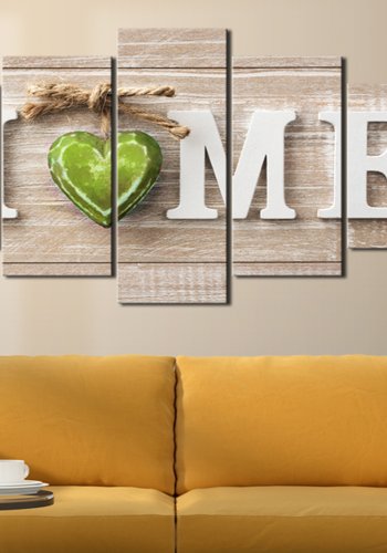 ARTGEIST billede, 5-delt - Home: Domestic Melody - Flere strrelser