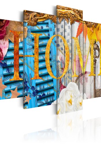 ARTGEIST billede, 5-delt - Home Vintage - Flere strrelser