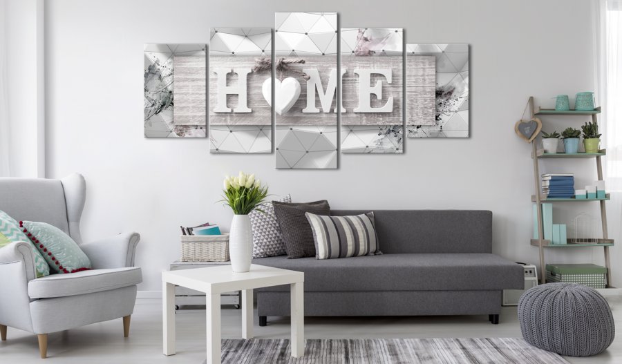 ARTGEIST billede, 5-delt - Home: Modern Look - Flere strrelser