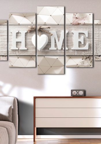 ARTGEIST billede, 5-delt - Home: Modern Geometry - Flere strrelser