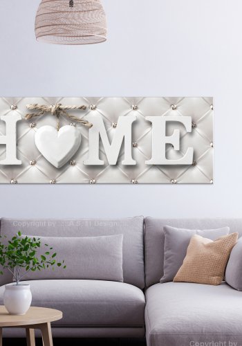 ARTGEIST billede med tekst - Quilted Home Narrow - Flere strrelser