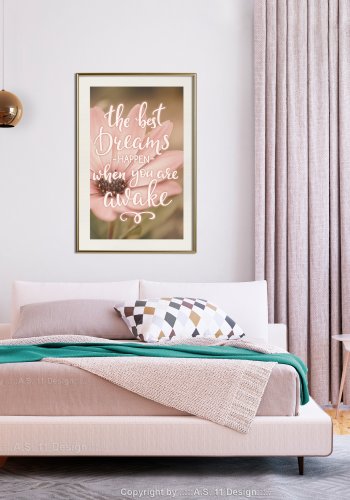 ARTGEIST Plakat med ramme - The Best Dreams