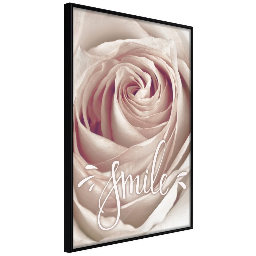 ARTGEIST Plakat med ramme - Rose with a Message 