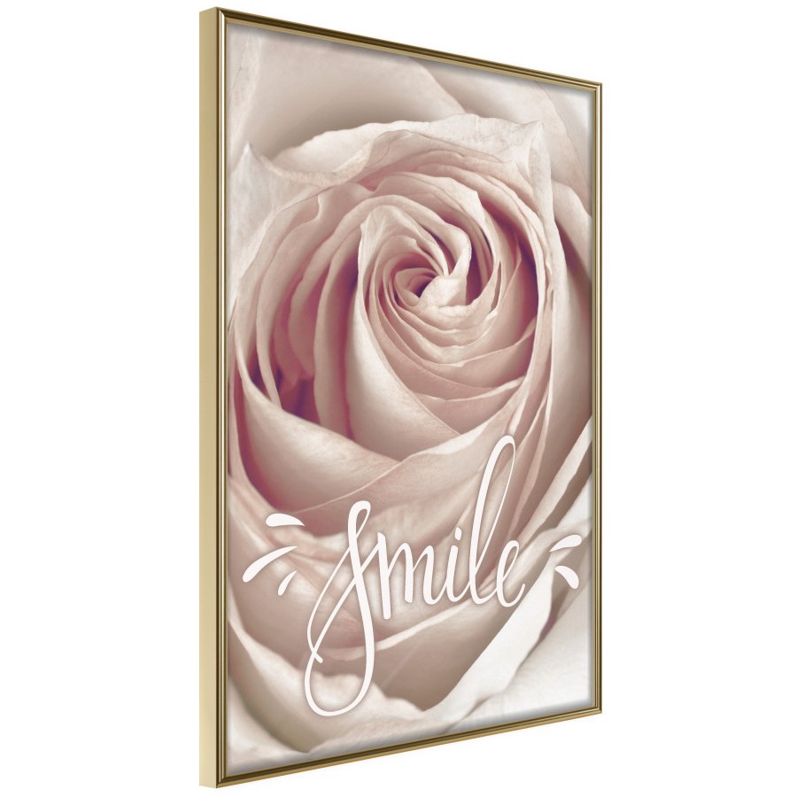 ARTGEIST Plakat med ramme - Rose with a Message 