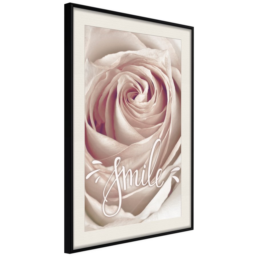 ARTGEIST Plakat med ramme - Rose with a Message 