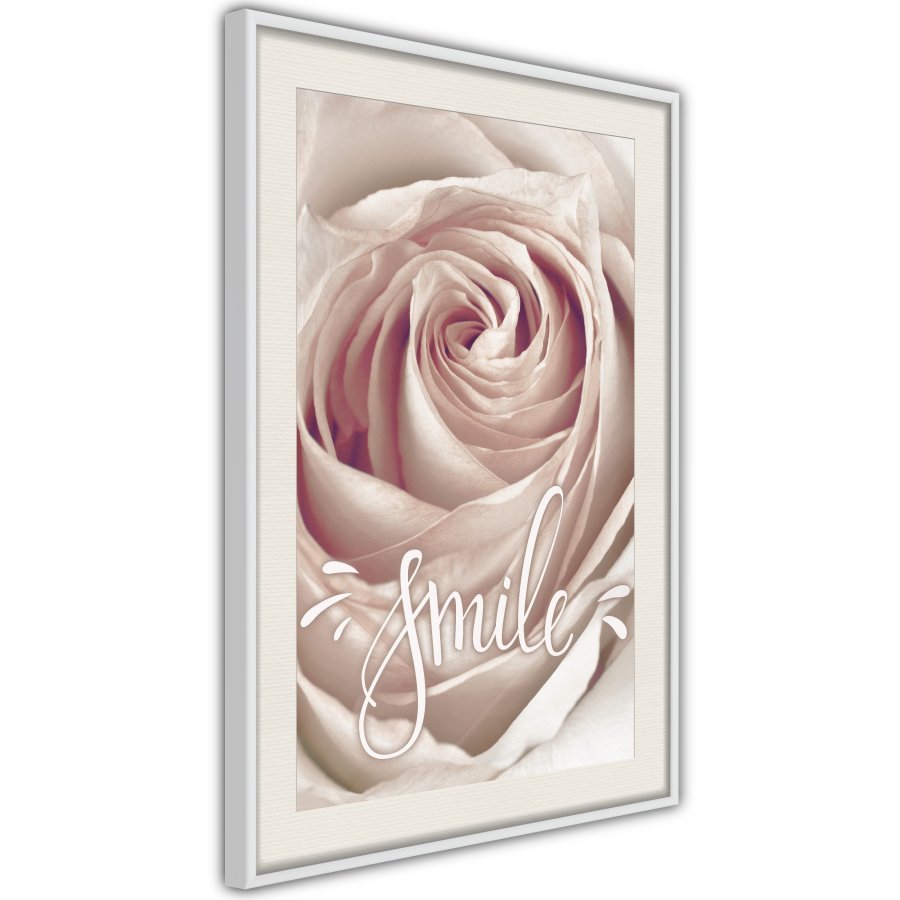 ARTGEIST Plakat med ramme - Rose with a Message 
