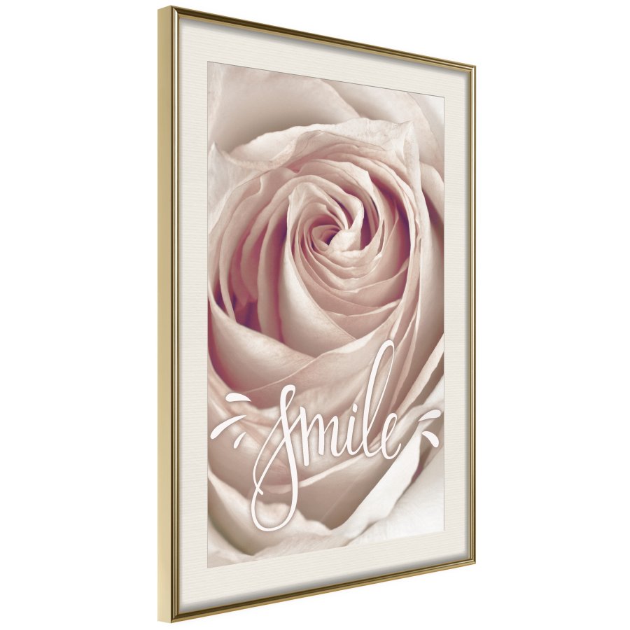 ARTGEIST Plakat med ramme - Rose with a Message 
