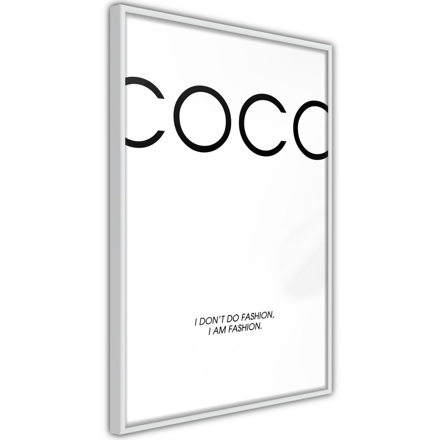 ARTGEIST Plakat med ramme - I Am Fashion