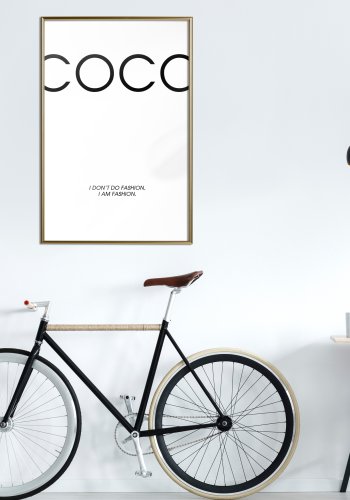 ARTGEIST Plakat med ramme - I Am Fashion