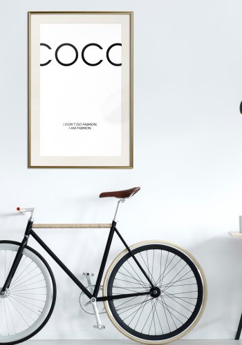 ARTGEIST Plakat med ramme - I Am Fashion