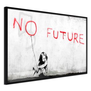 ARTGEIST Plakat med ramme - Banksy: No Future
