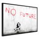 ARTGEIST Plakat med ramme - Banksy: No Future
