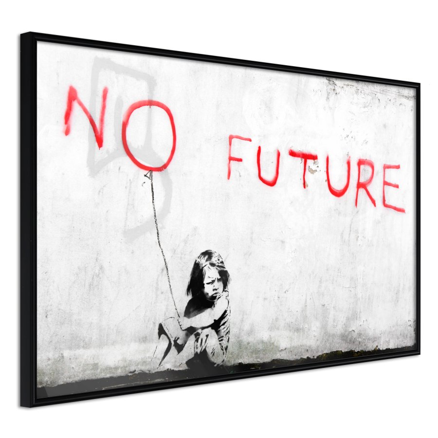 ARTGEIST Plakat med ramme - Banksy: No Future