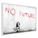 ARTGEIST Plakat med ramme - Banksy: No Future