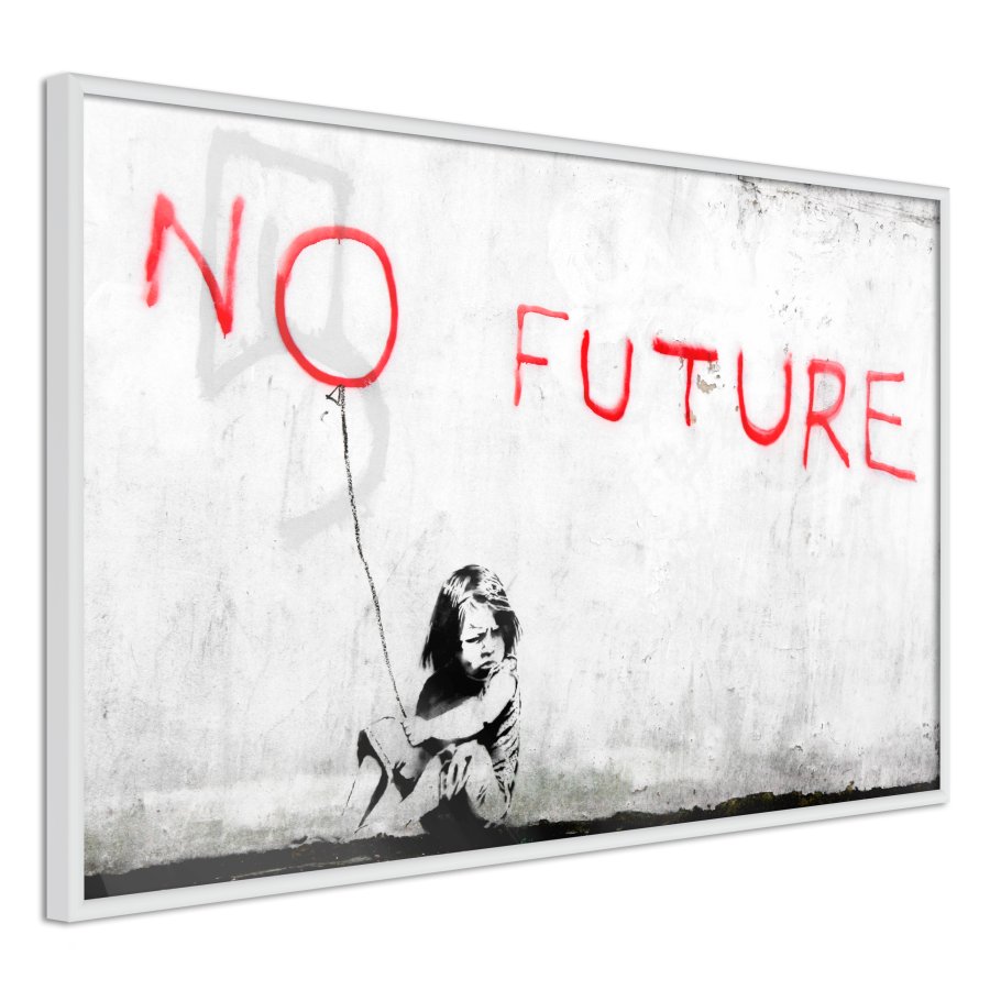 ARTGEIST Plakat med ramme - Banksy: No Future