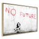 ARTGEIST Plakat med ramme - Banksy: No Future