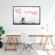 ARTGEIST Plakat med ramme - Banksy: No Future