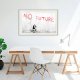ARTGEIST Plakat med ramme - Banksy: No Future