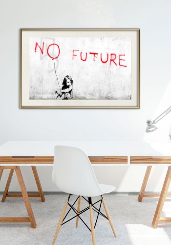 ARTGEIST Plakat med ramme - Banksy: No Future