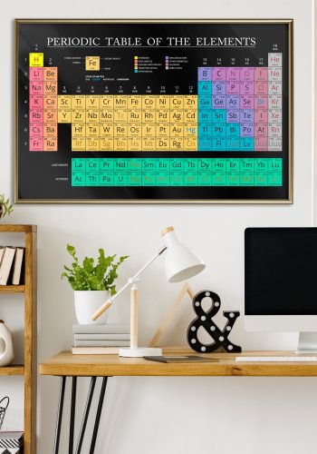 ARTGEIST Plakat med ramme - Periodic Table of the Elements