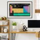 ARTGEIST Plakat med ramme - Periodic Table of the Elements
