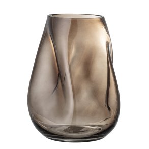 BLOOMINGVILLE Ingolf Vase, Brun, Glas