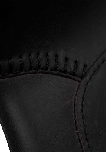 DAN-FORM Medusa spisebordsstol - sort kunstlder og sort metal