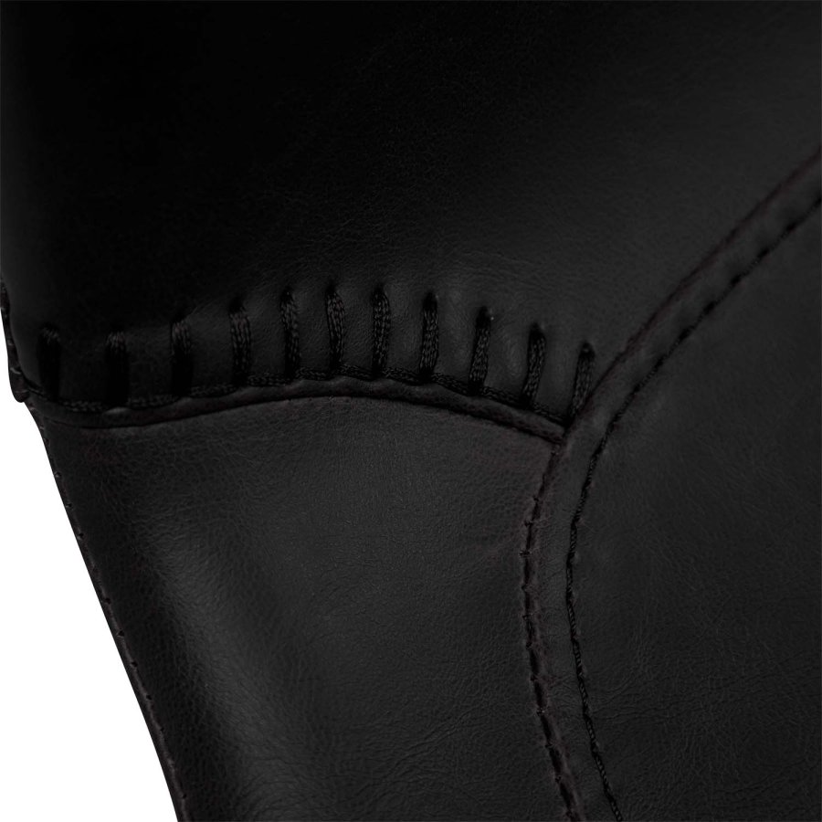 DAN-FORM Medusa spisebordsstol - sort kunstlder og sort metal