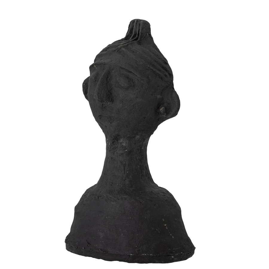 CREATIVE COLLECTION Alia figur - sort papmache (H:40)