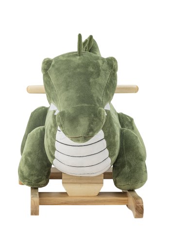 BLOOMINGVILLE MINI Arnie Rocking Toy, Crocodile, Grn, Polyester
