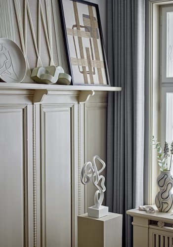 BLOOMINGVILLE Arista skulptur - hvid resin