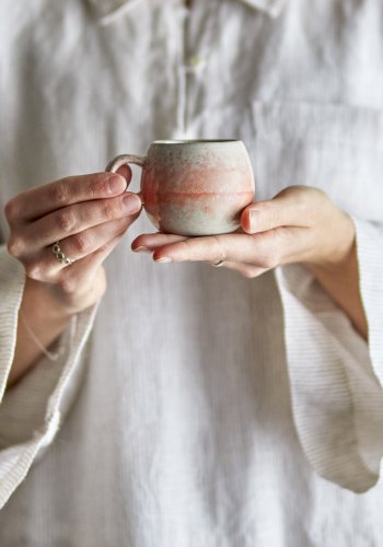 BLOOMINGVILLE Paula Espressokop, Orange, Stentj