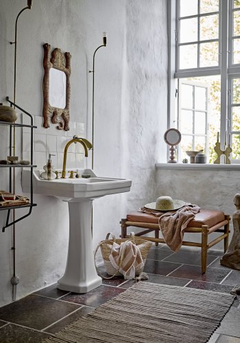 BLOOMINGVILLE Lux Lysestage, Guld, Metal