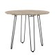 BLOOMINGVILLE Molito havebord, rund - natur teaktr og sort metal (90)