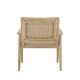 BLOOMINGVILLE Sorrento udendrs loungestol, m. armln - natur polyrattan og natur akacietr
