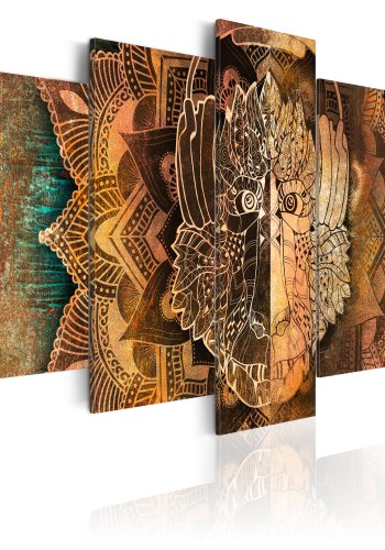 ARTGEIST billede, 5-delt - Golden Monkey - Flere strrelser