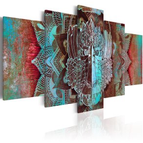 ARTGEIST billede, 5-delt - King of Jungle - Flere strrelser