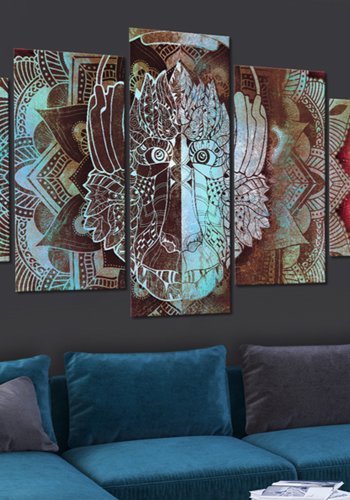 ARTGEIST billede, 5-delt - King of Jungle - Flere strrelser