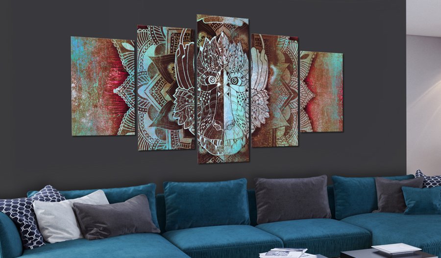 ARTGEIST billede, 5-delt - King of Jungle - Flere strrelser