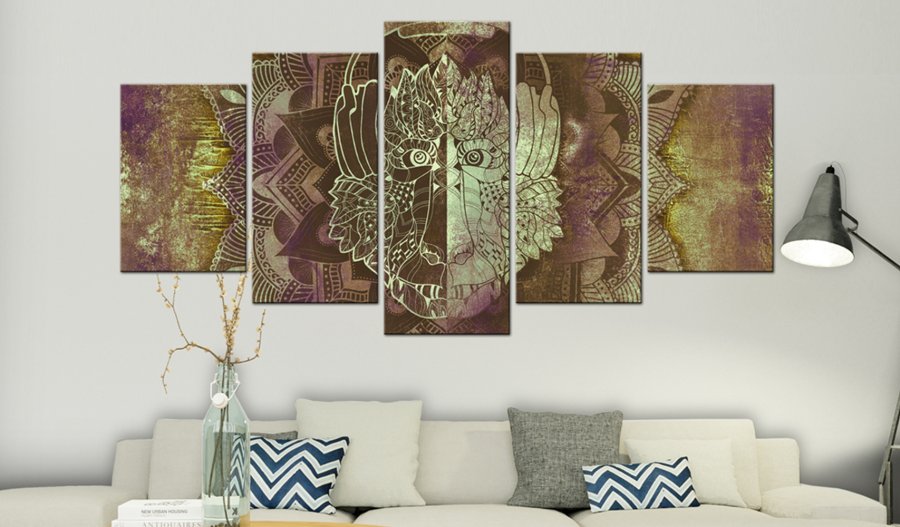 ARTGEIST billede, 5-delt - Genius Loci - Flere strrelser