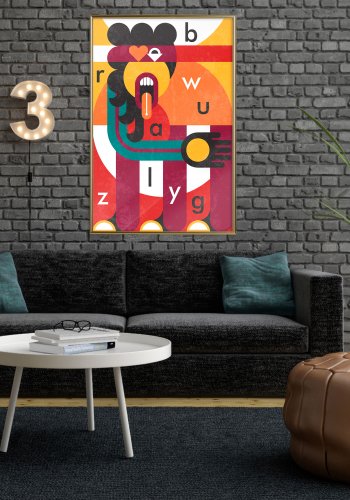 ARTGEIST Plakat med ramme - Colourful Thoughts