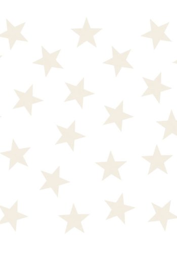 ARTGEIST Fototapet - Beige Star, stjerner i cremefarve (flere strrelser)