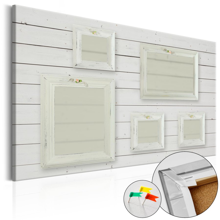 ARTGEIST Vintage Gallery - Billede med rammer til tegnestifter trykt p kork - Flere strrelser