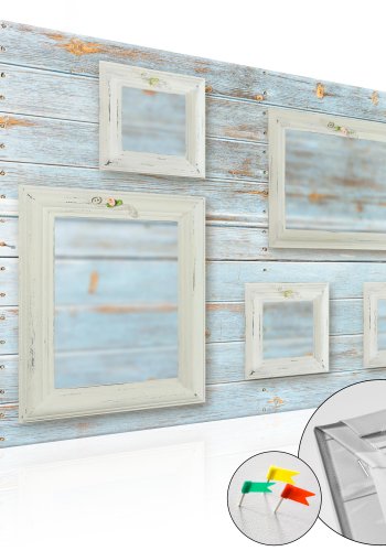 ARTGEIST Retro Gallery - Billede med rammer til tegnestifter trykt p kork - Flere strrelser