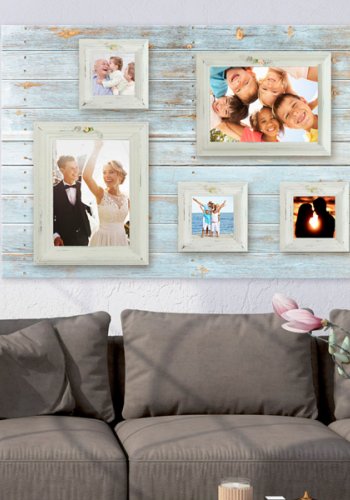 ARTGEIST Retro Gallery - Billede med rammer til tegnestifter trykt p kork - Flere strrelser