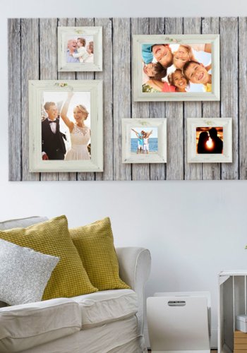 ARTGEIST Stylish Gallery - Billede med rammer til tegnestifter trykt p kork - Flere strrelser