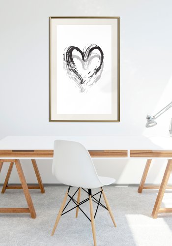 ARTGEIST Plakat med ramme - Painted Declaration of Love
